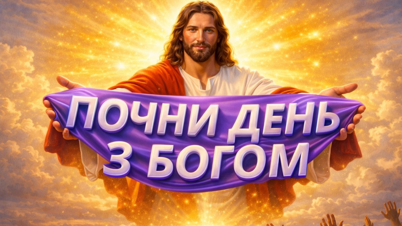 🔴 НЕ ПОЧИНАЙ ДЕНЬ БЕЗ ЦІЄЇ МОЛИТВИ ✝️ Сильна ранкова молитва на Божий захист і благословення 🙏