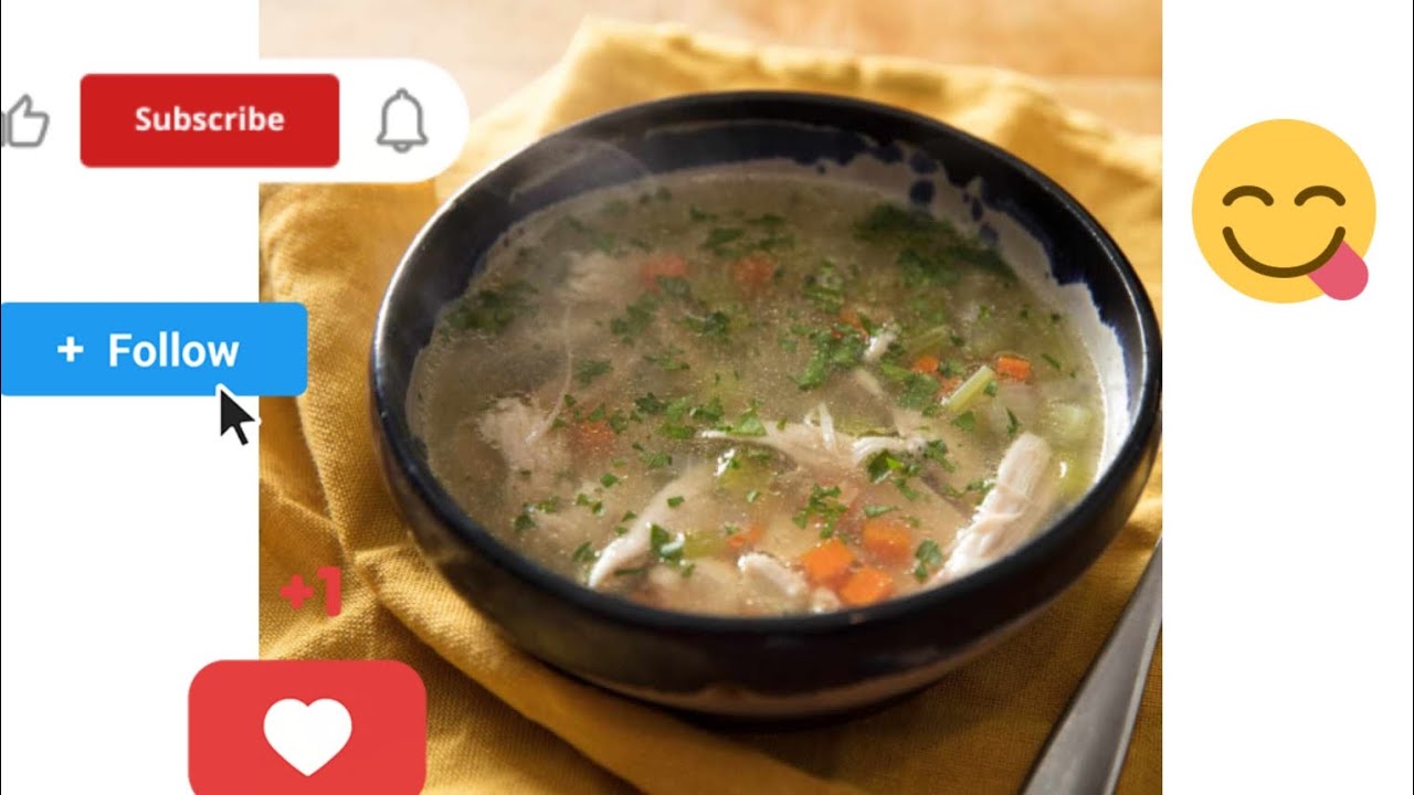 Winter special soup / chicken soup 🥦🥕🫛🌶️