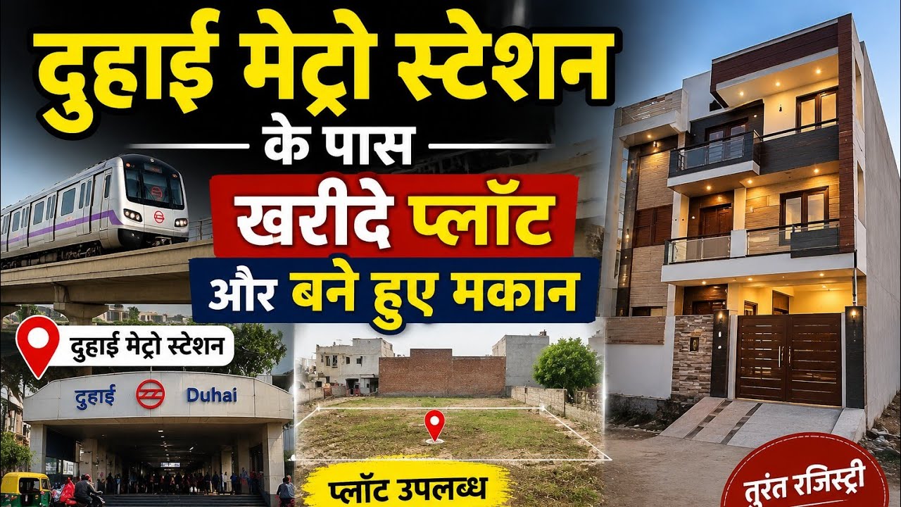 🔥 Great opportunity in Ghaziabad! Residential plot near Duhai Metro