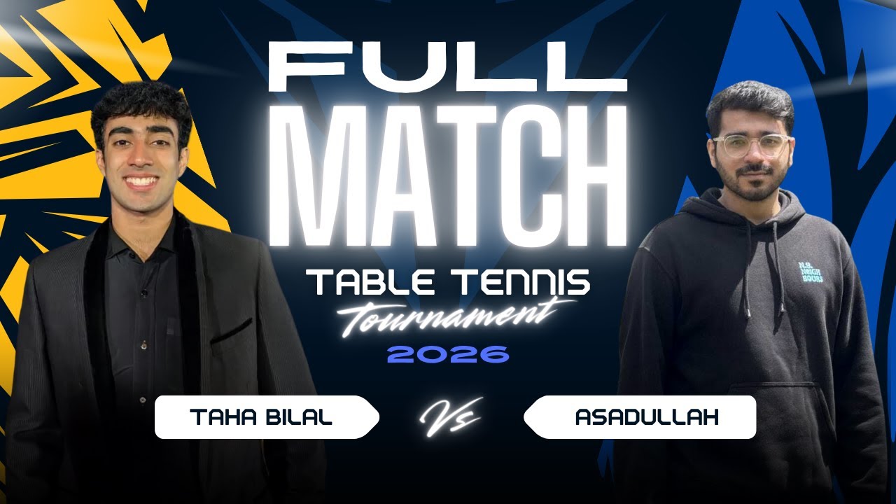 🔥 Table Tennis Smash Fest 2026 | Semi Final | Taha Bilal vs Asadullah 🏓