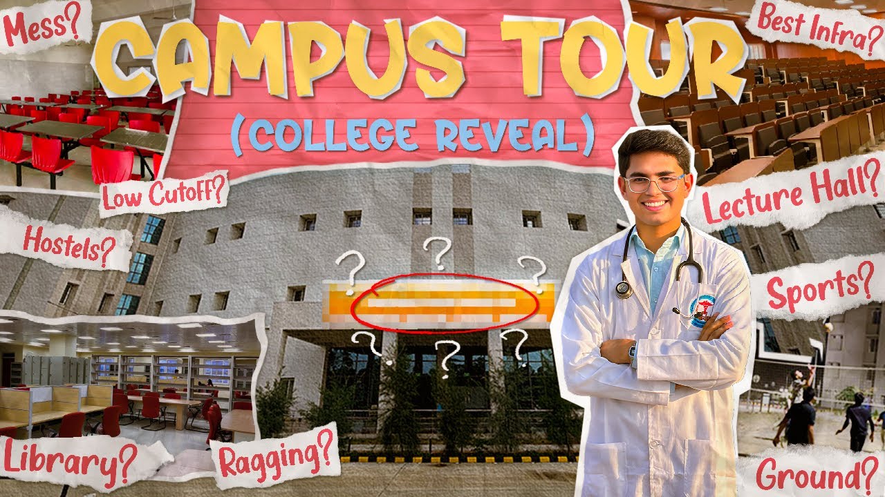my *college reveal*  VKSGMC, Neemuch Campus Tour😱🩺| Playground | Mess | Library