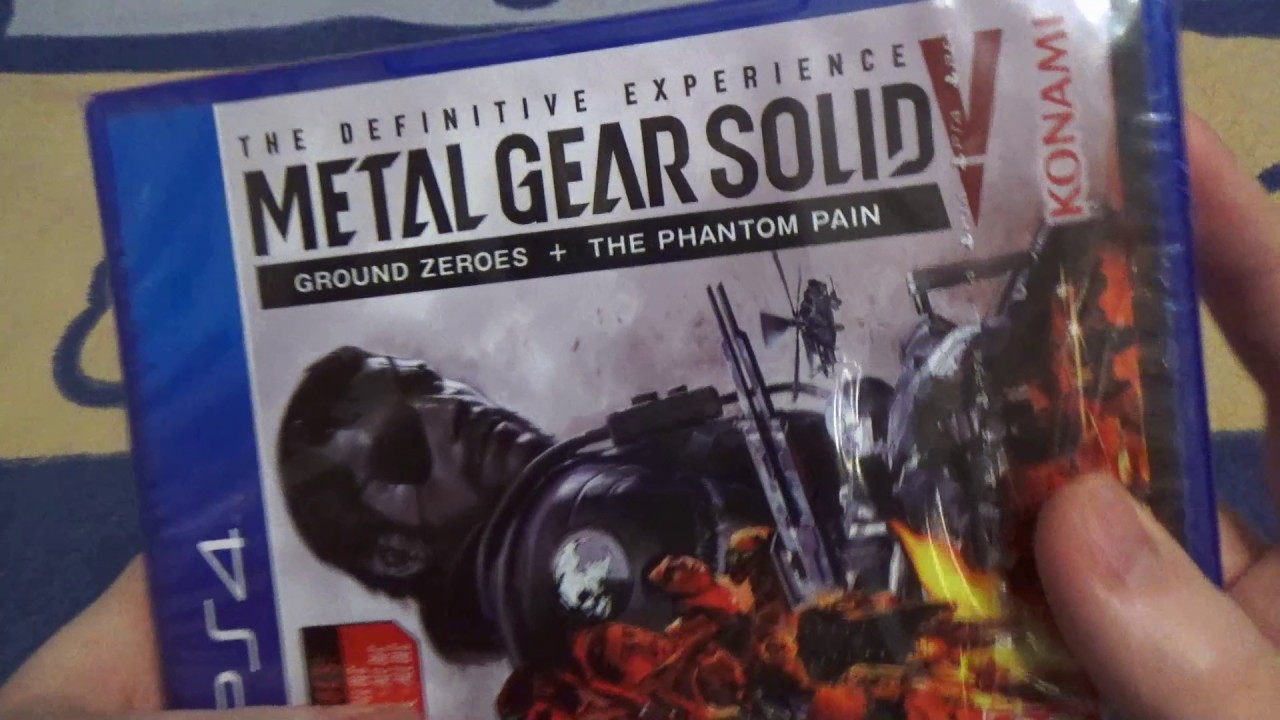 Metal Gear Solid 5 The Phantom Pain Definitive Edition PS4 Распаковка