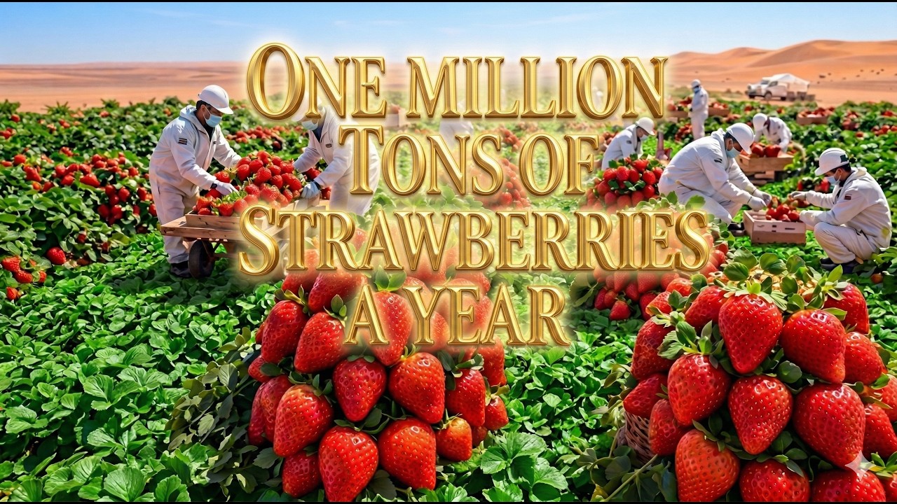 How Strawberry Juice Is Made | From Farm to Bottle in Modern Factories (Full Process)