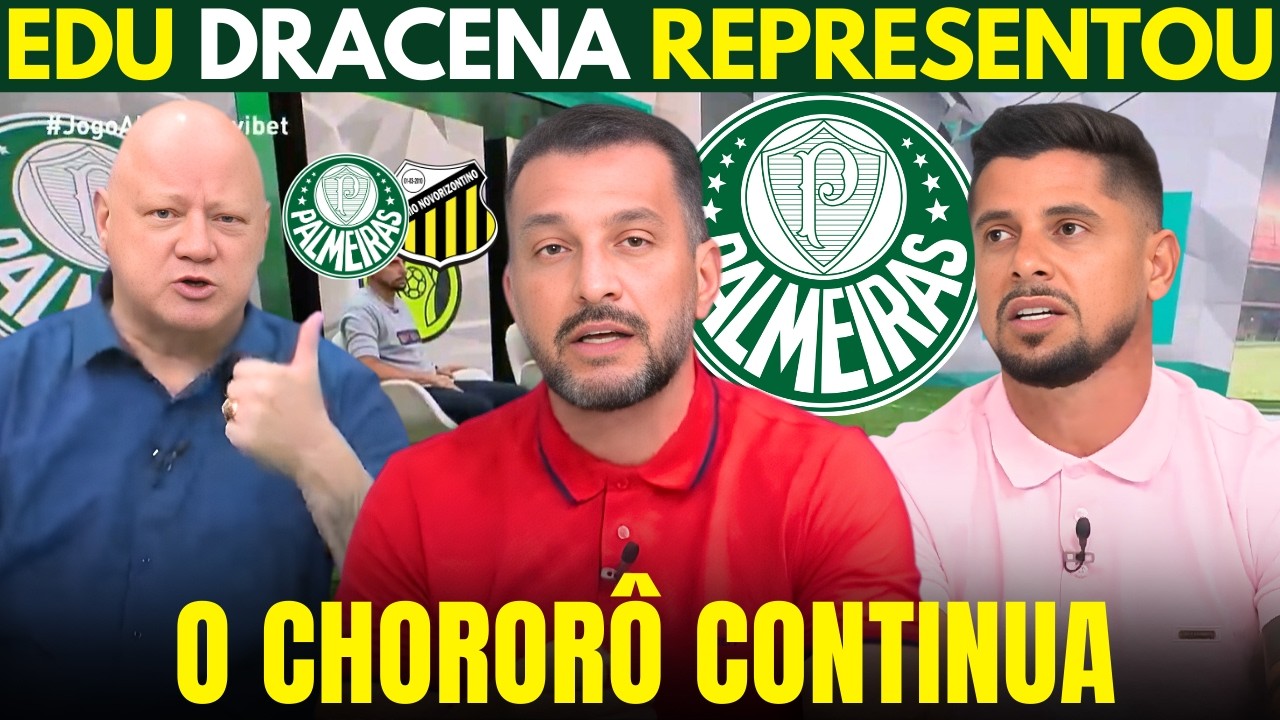 😭 O CHORORÔ CONTINUA! EDU DRACENA JANTOU OS RIVAIS! PALMEIRAS RUMO AO TÍTULO!