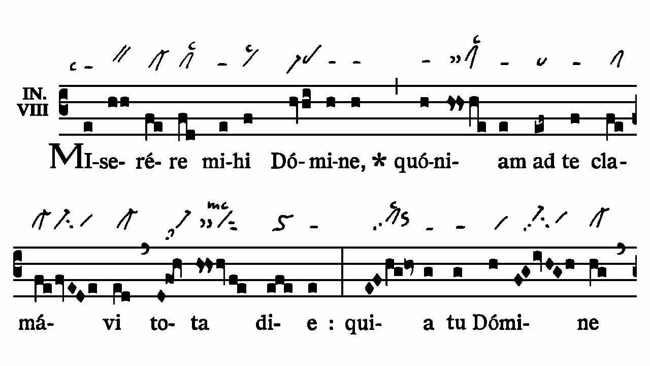 Miserere mihi Domine - introitus