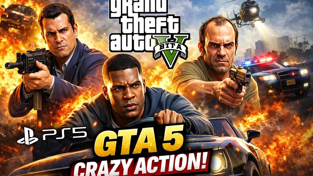 🔥 GTA 5 – Craziest Action Moments Ever! 😱💥