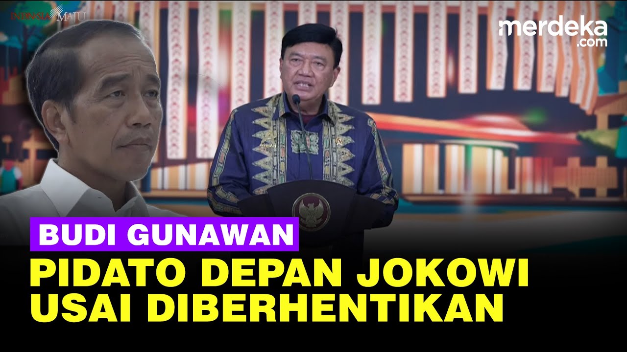 [FULL] Pidato Budi Gunawan Depan Jokowi, Beri Pujian Usai Diberhentikan Sebagai Kepala BIN
