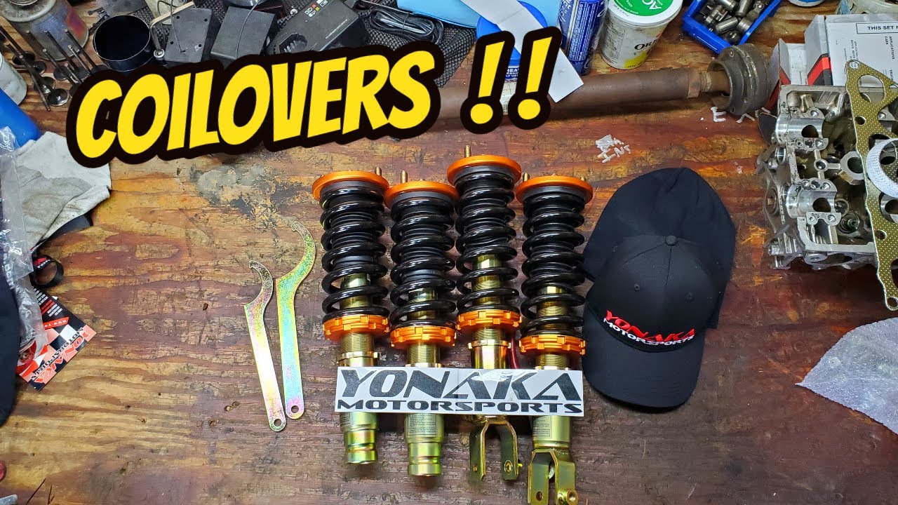 Installing Yonaka Coilovers In The EK Civic! (How To Install & Adjust Coilovers)