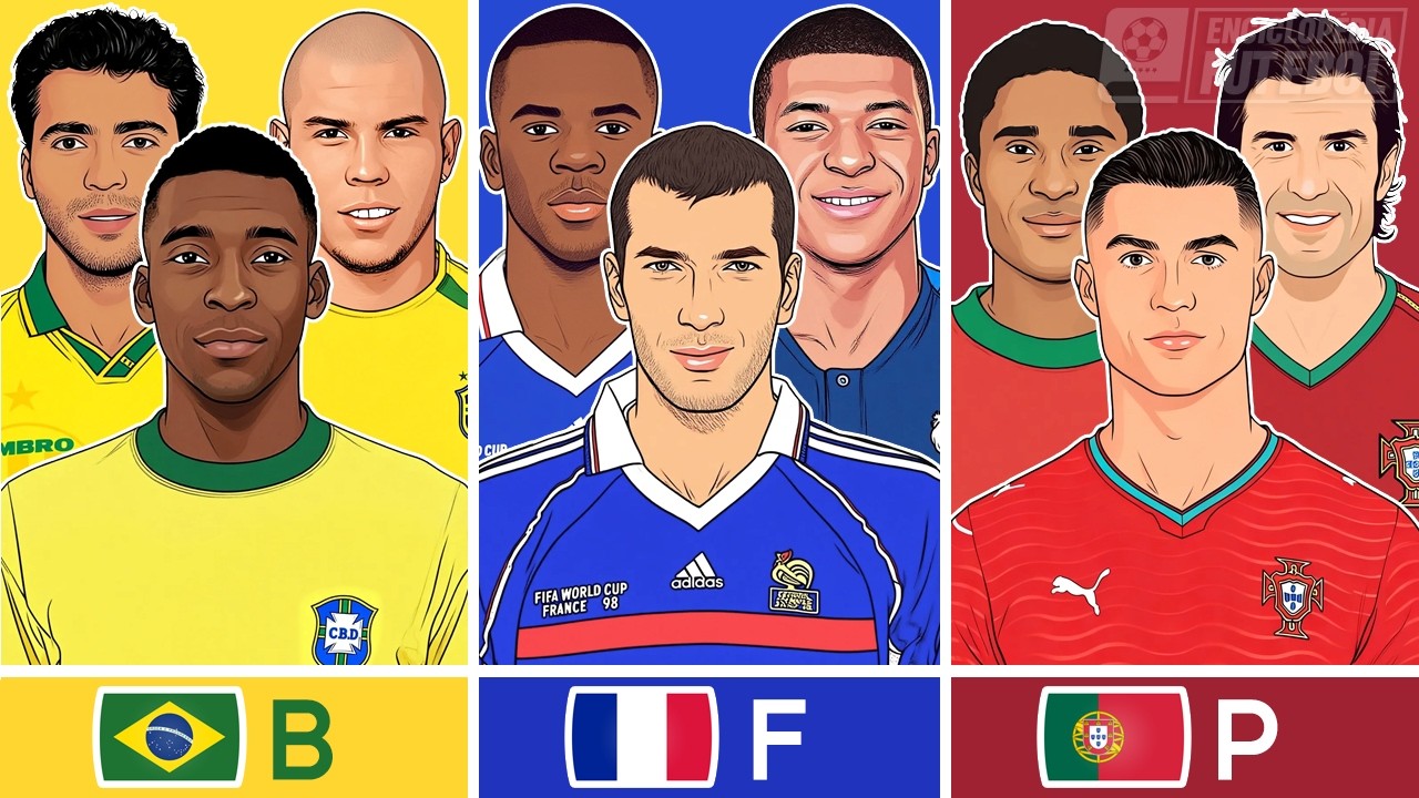 A Maior SELEÇÃO de CADA LETRA (A-Z)