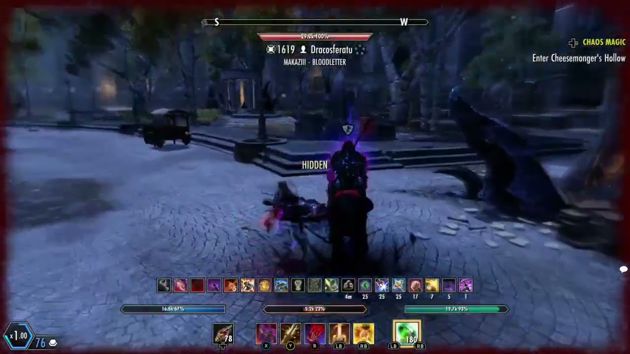 TANK GANK 16k TEL VAR IMPERIAL CITY ESO PVP NIGHTBLADE ONE SHOT BUILD IN DESCRIPTION.