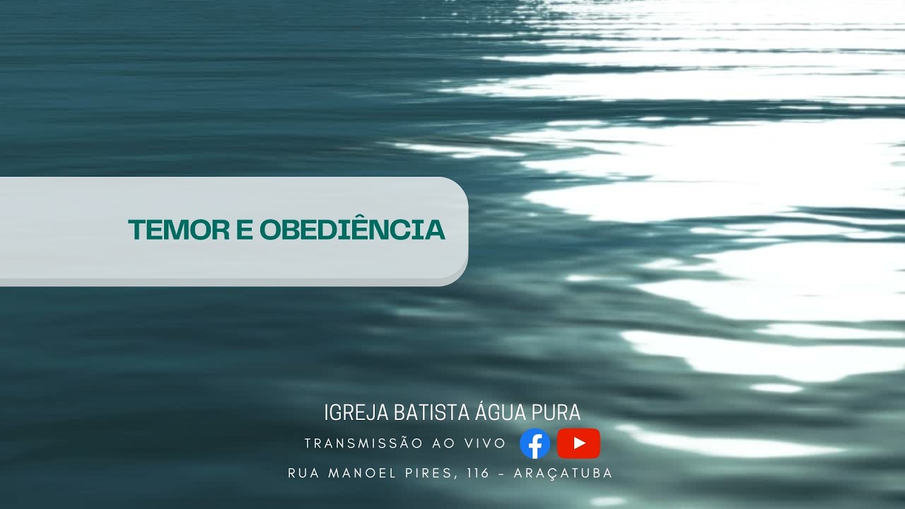 Igreja Batista Água Pura: Tema: 