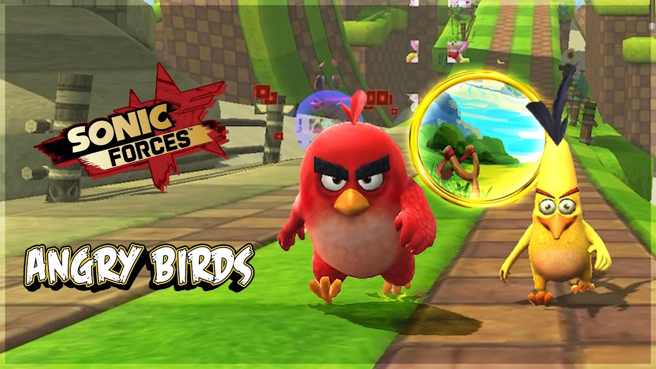 Sonic Forces x Angry Birds | Red & Chuck Showcase | 4K Gameplay