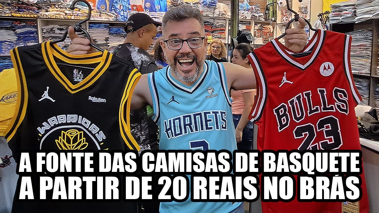 CAMISAS BASQUETE NO ATACADO MUITO BARATO NO BRÁS!