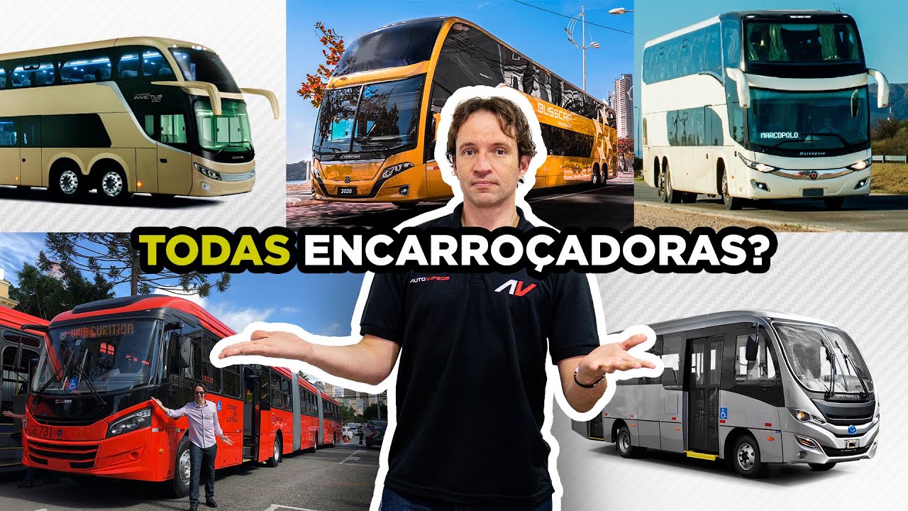 🚍Isso VOCÊ NÃO SABE: Veja quais são (TODAS) Encarroçadoras de ÔNIBUS Rodoviários e Urbanos