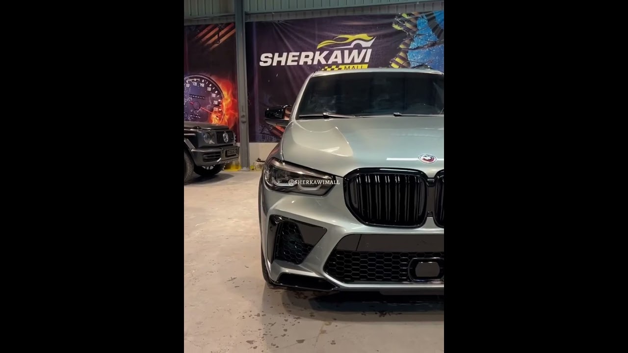 Facelift BMW X5 E70 2008 convert to look M 2020 exterior & interior black edition
