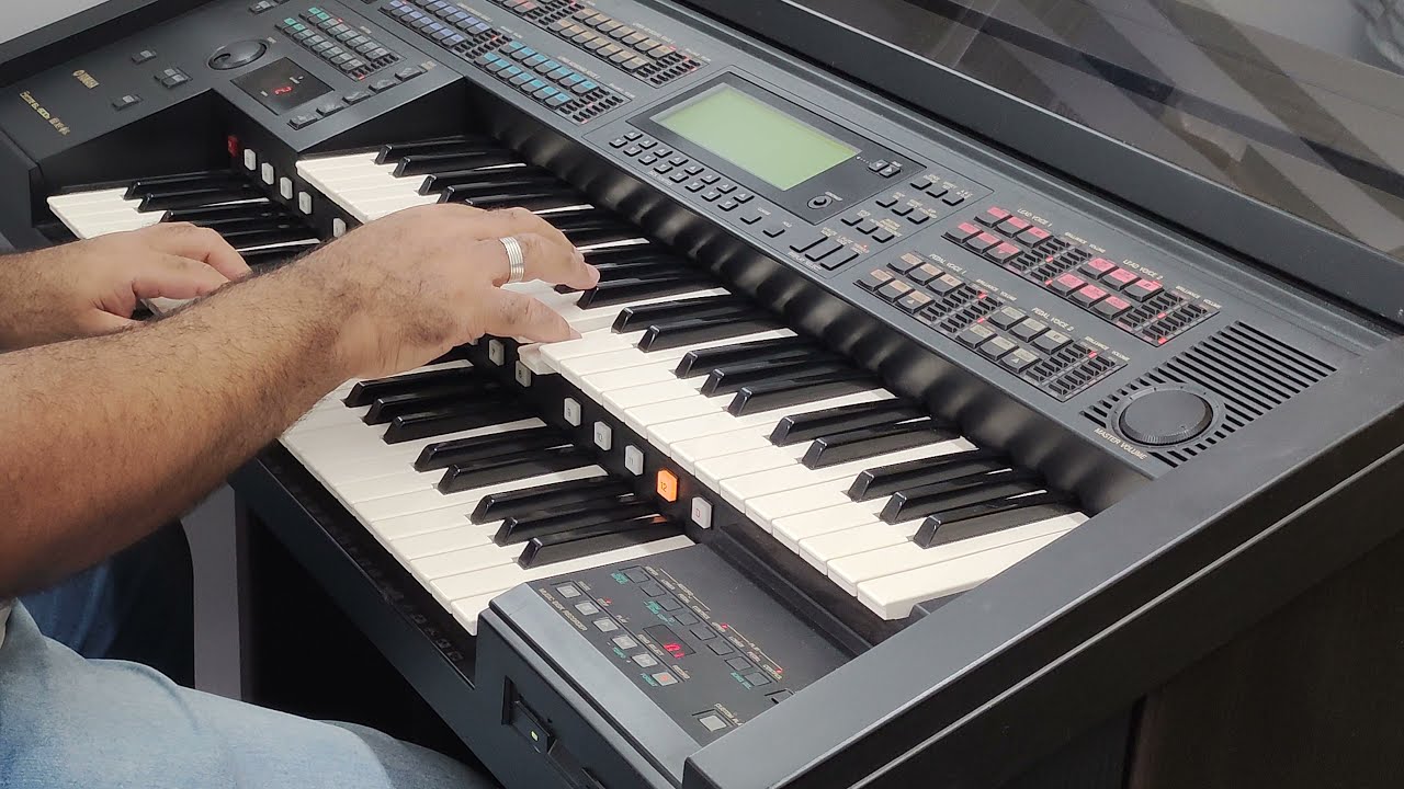 Órgão Yamaha Electone EL900m. Hino 239 - Eis que a noite é passada