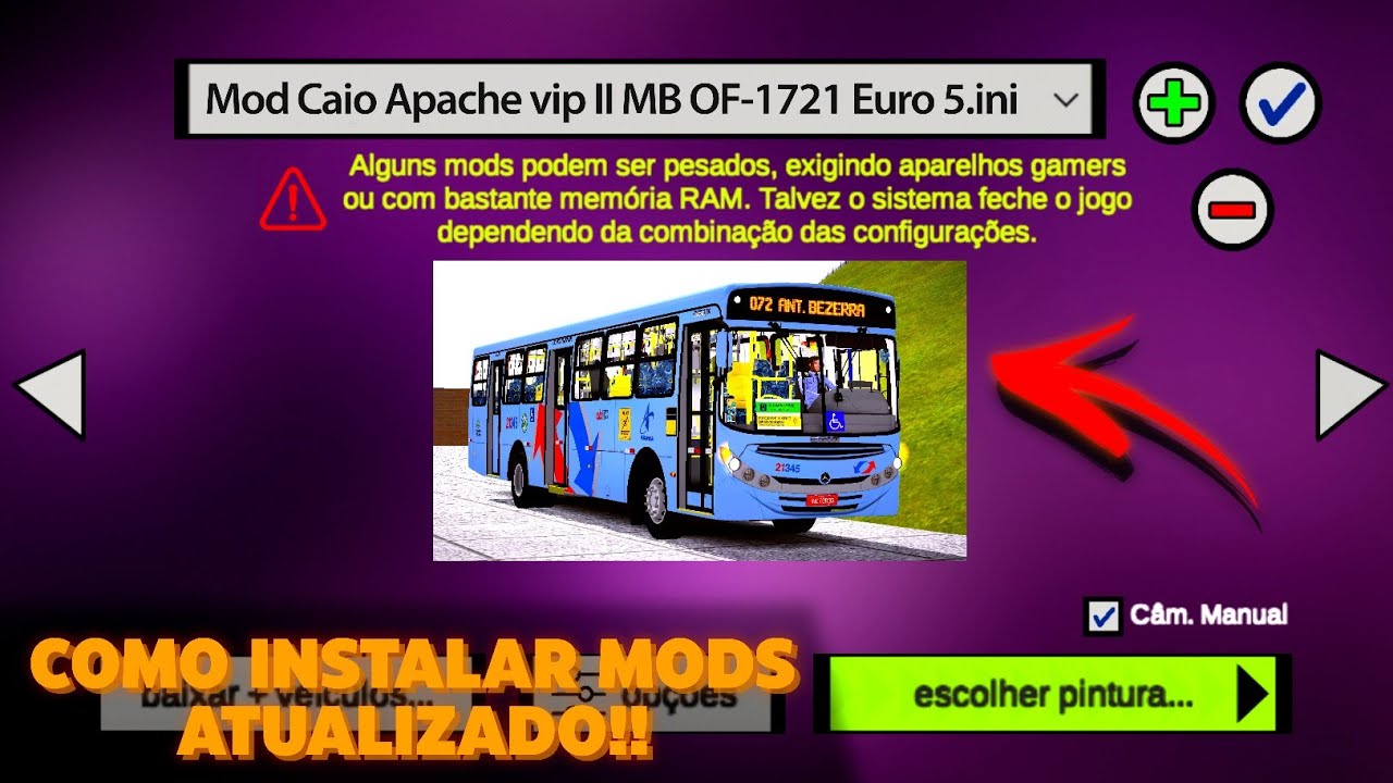 Como Adiciona e Instalar Mods No Proton Bus Simulator Atualizado!! - (Tutorial Completo) Android 12+