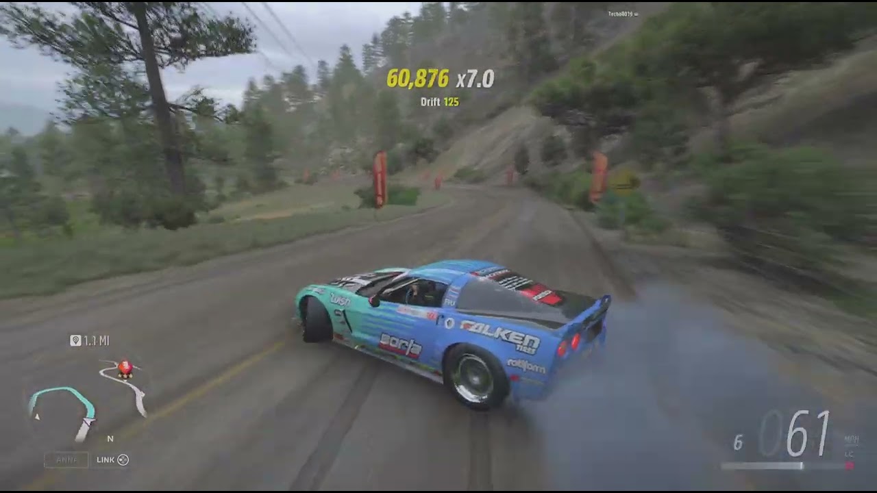 Forza Horizon 5 downhill drift