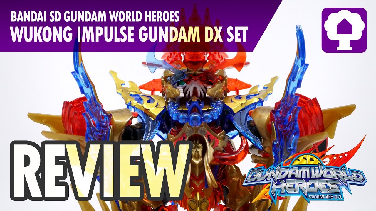 Wukong Impulse Gundam DX Set Review - Hobby Clubhouse | Bandai SD Gundam World Heroes Model & Gunpla