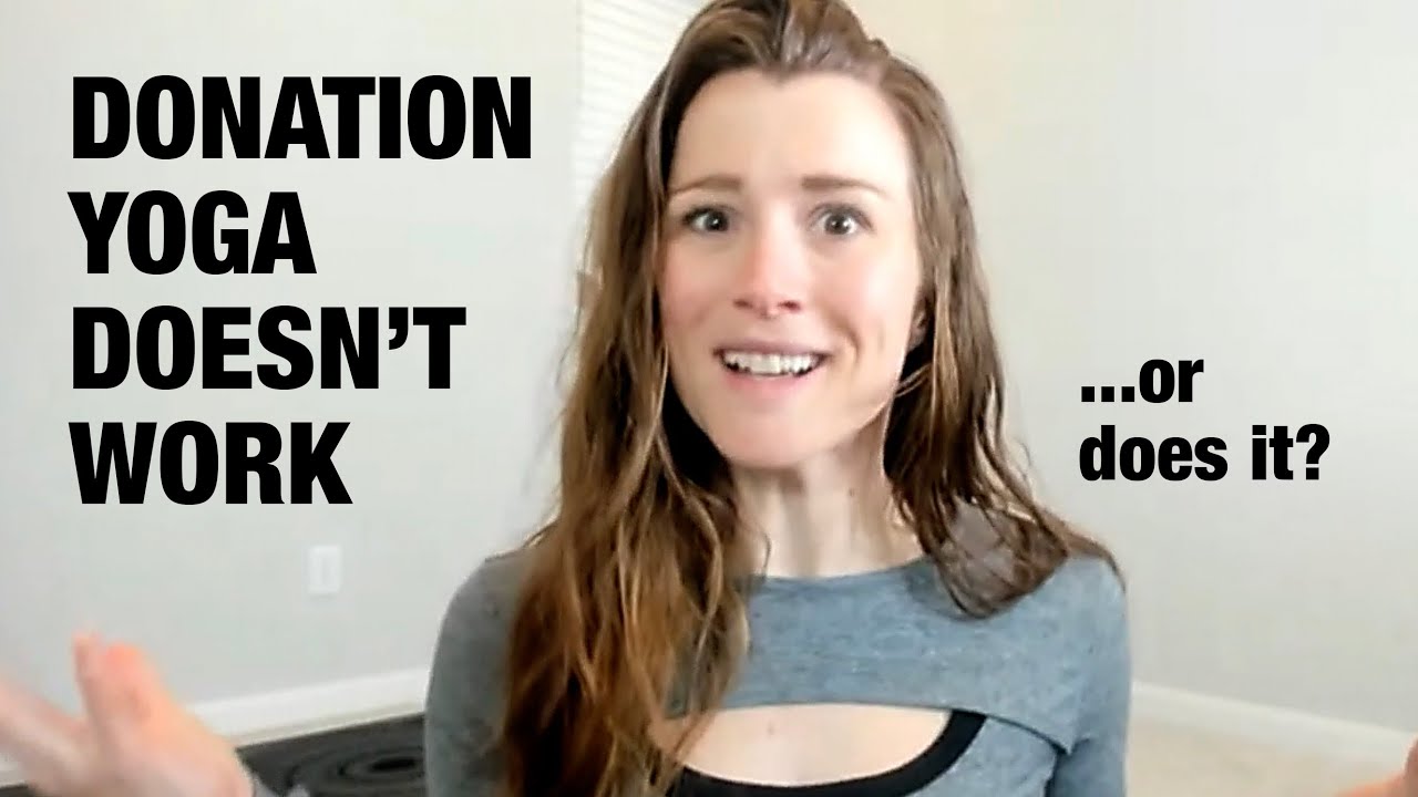 If donation based yoga classes are NOT making money... do this.