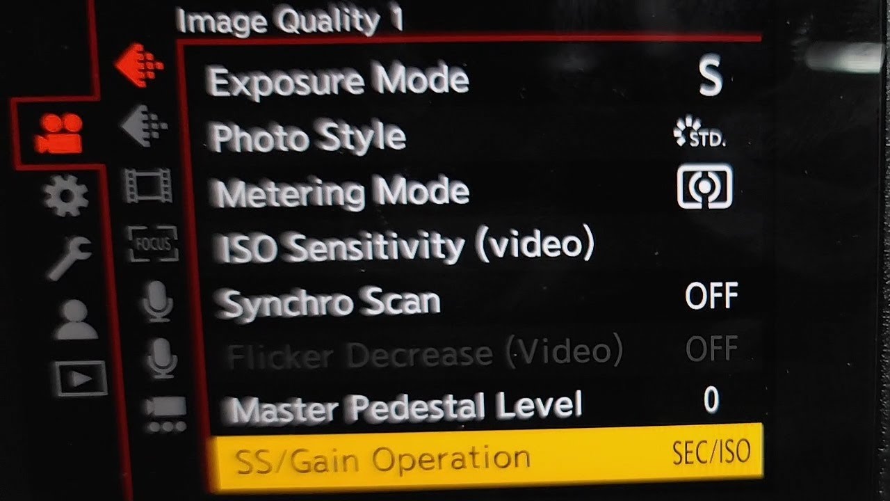 Using shutter angle on Panasonic GH5 II (GH5M2) - Beginner Tutorial