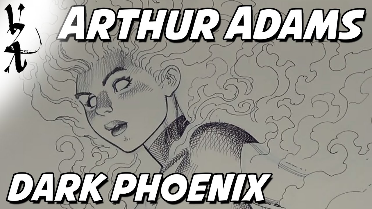 Arthur Adams drawing Dark Phoenix