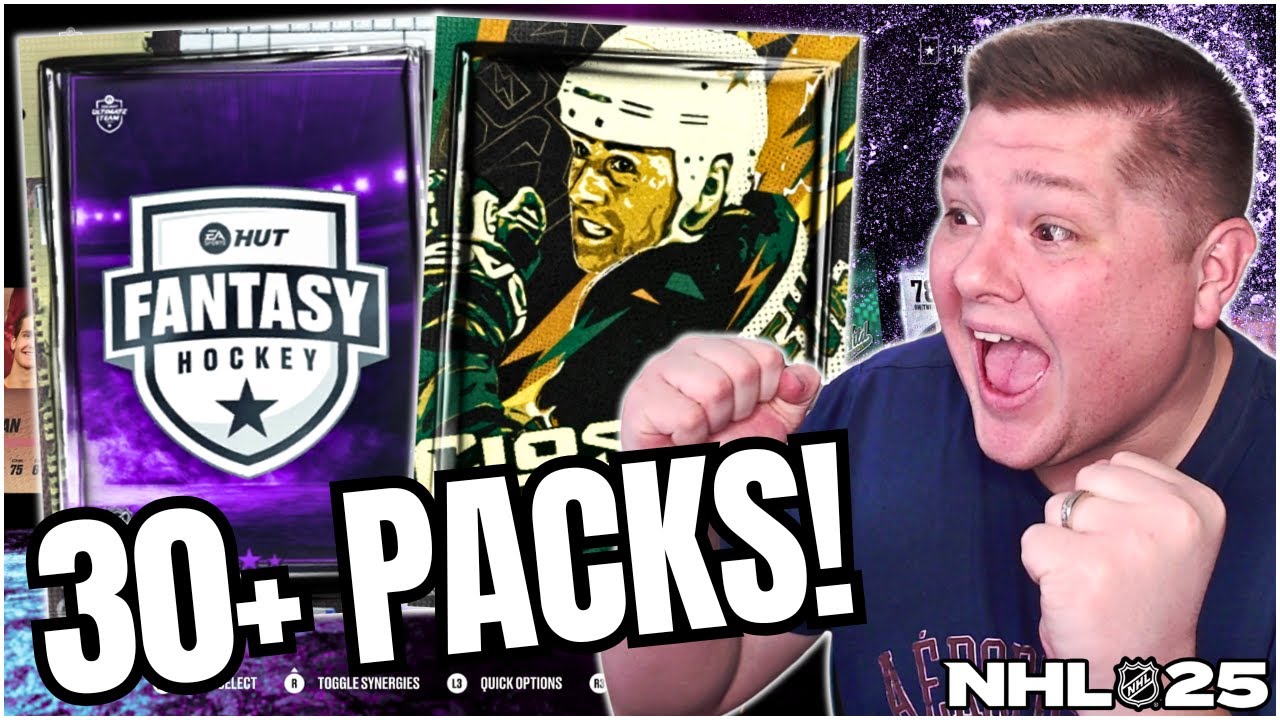 CRAZY PULL AND OVER 30 PACKS | NHL 25 Closers Event Pack Opening