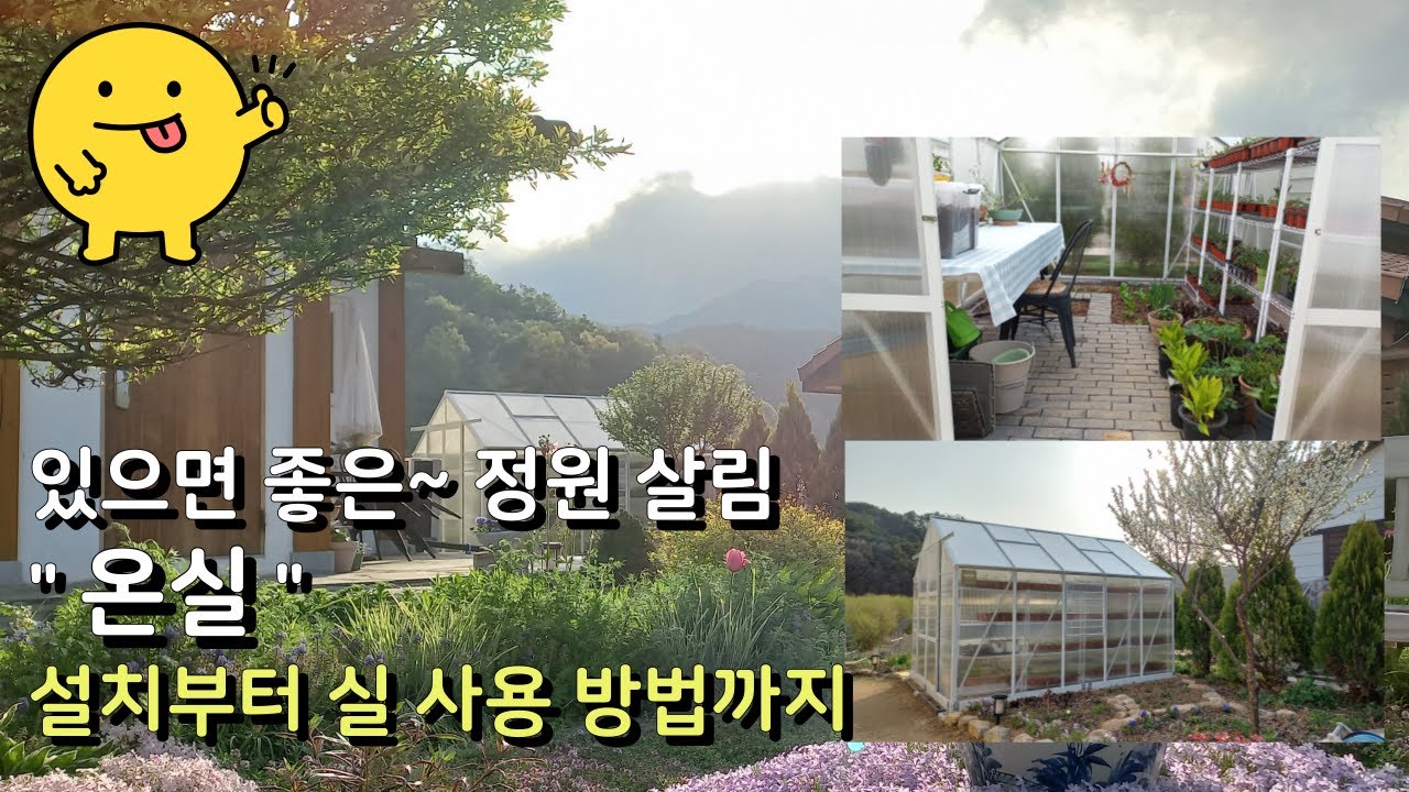 온실 셀프 설치, 실용적인 사용법/ #정원가꾸기 #가드닝 #벤자민가든 #온실