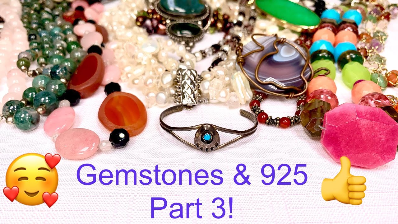 🥰 GEMS & 925 Unboxing & Sale Ep3! 💚 Aventurine! Carnelian! & MORE! #Gemstone #JewelryUnboxing #Sale 