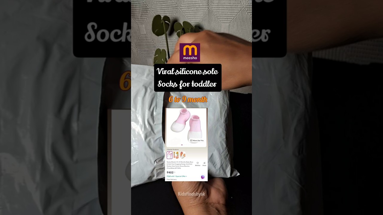 Anti skid Rubber sole socks for toddler 