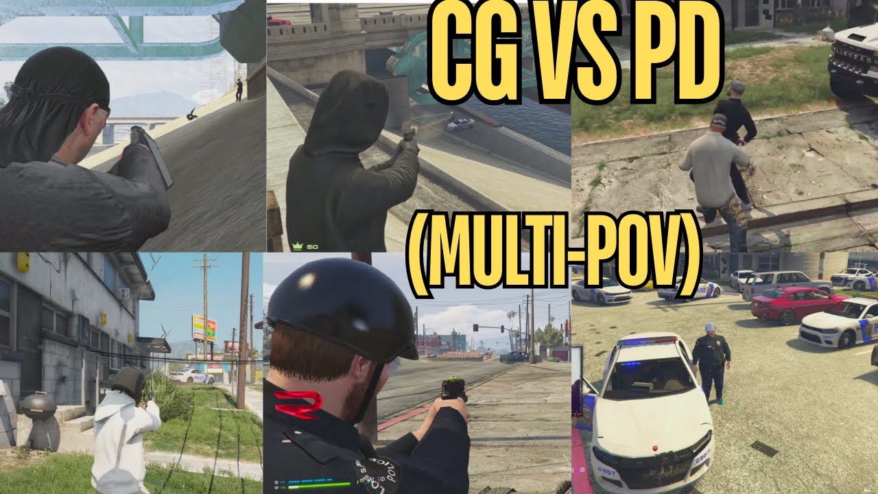 CG Gets Into Their First Shootout With Prodigy Cops (Multi POV) | Prodigy RP | GTA 5