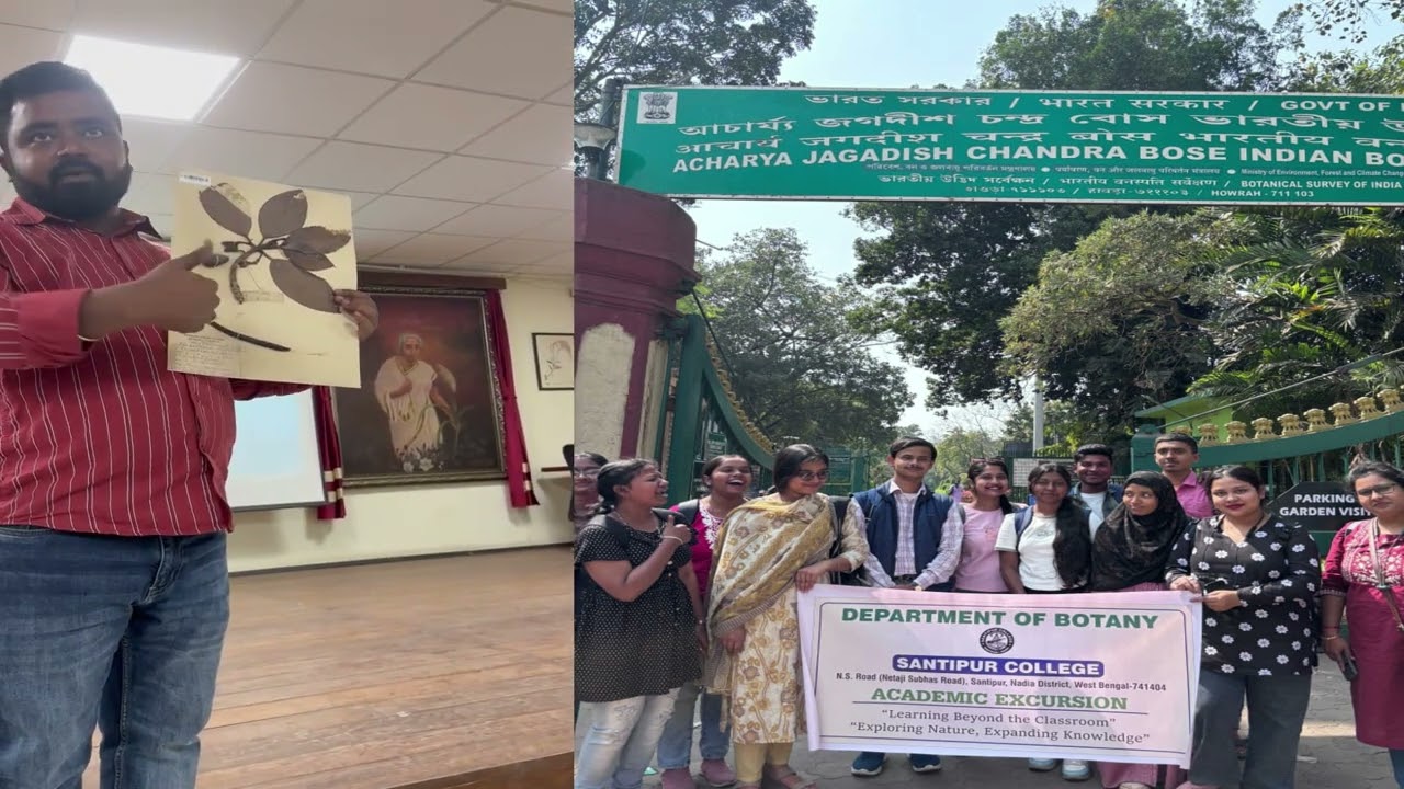 Academic excursion, 18.02.2026, Botany Dept, Santipur College