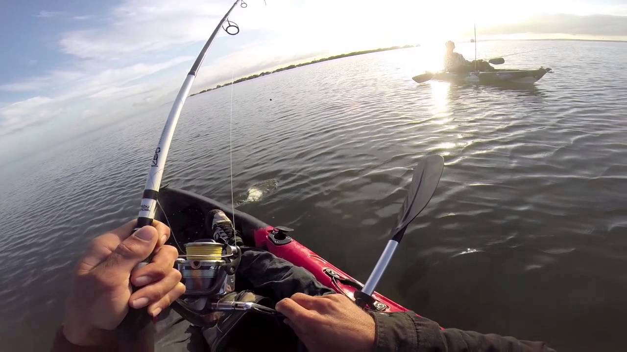 Cleveland fishing from Dragon kayak 27-12-13