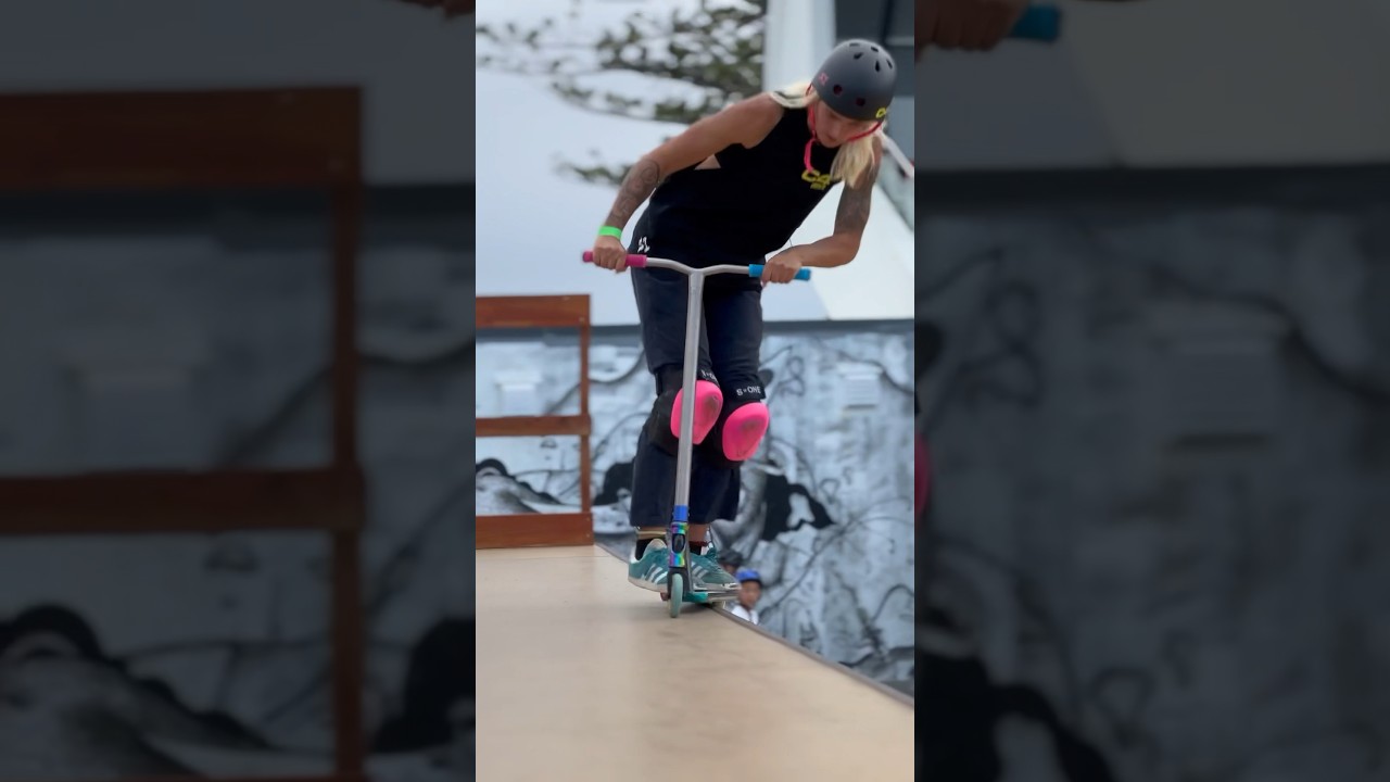 OCEANIA SCOOTER COMPETITION WOMENS! Spot Trick!