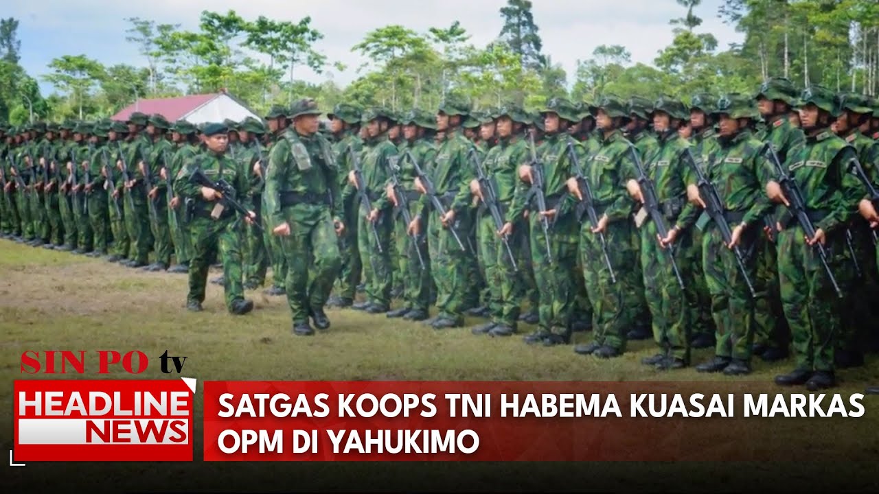 Satgas Koops TNI Habema Kuasai Markas OPM Di Yahukimo