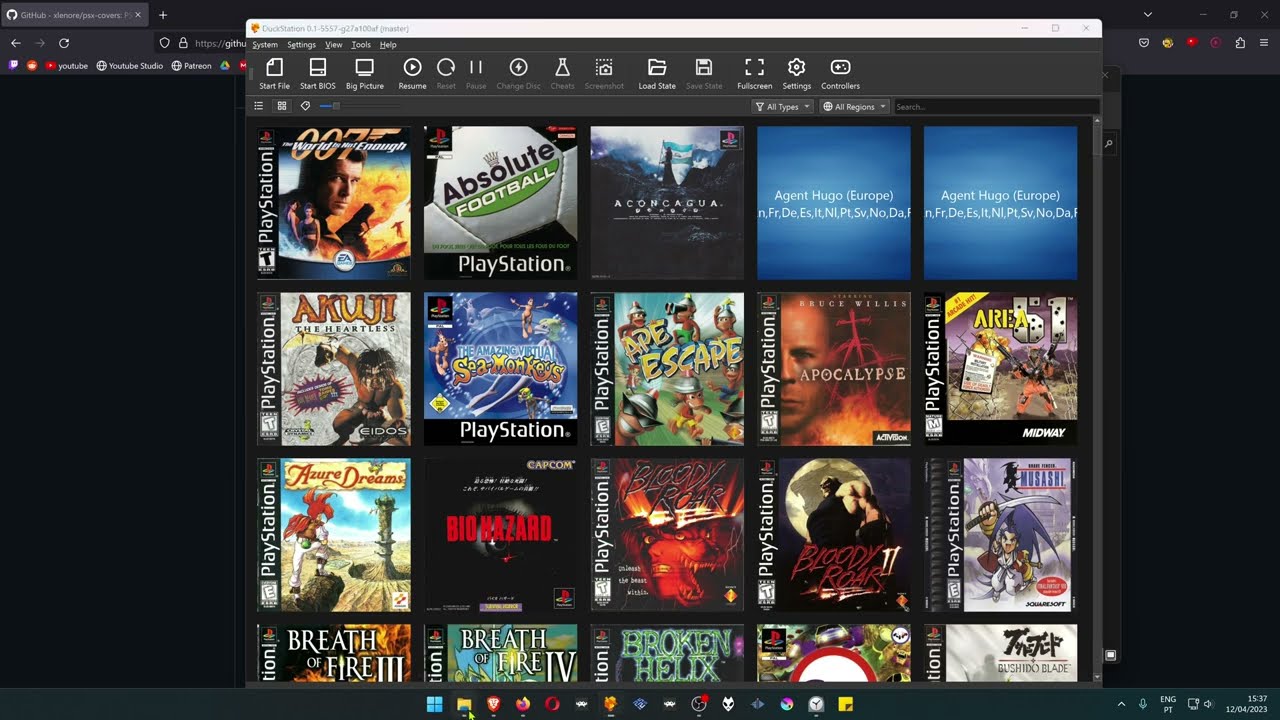 Автоматическая загрузка обложек в DuckStation