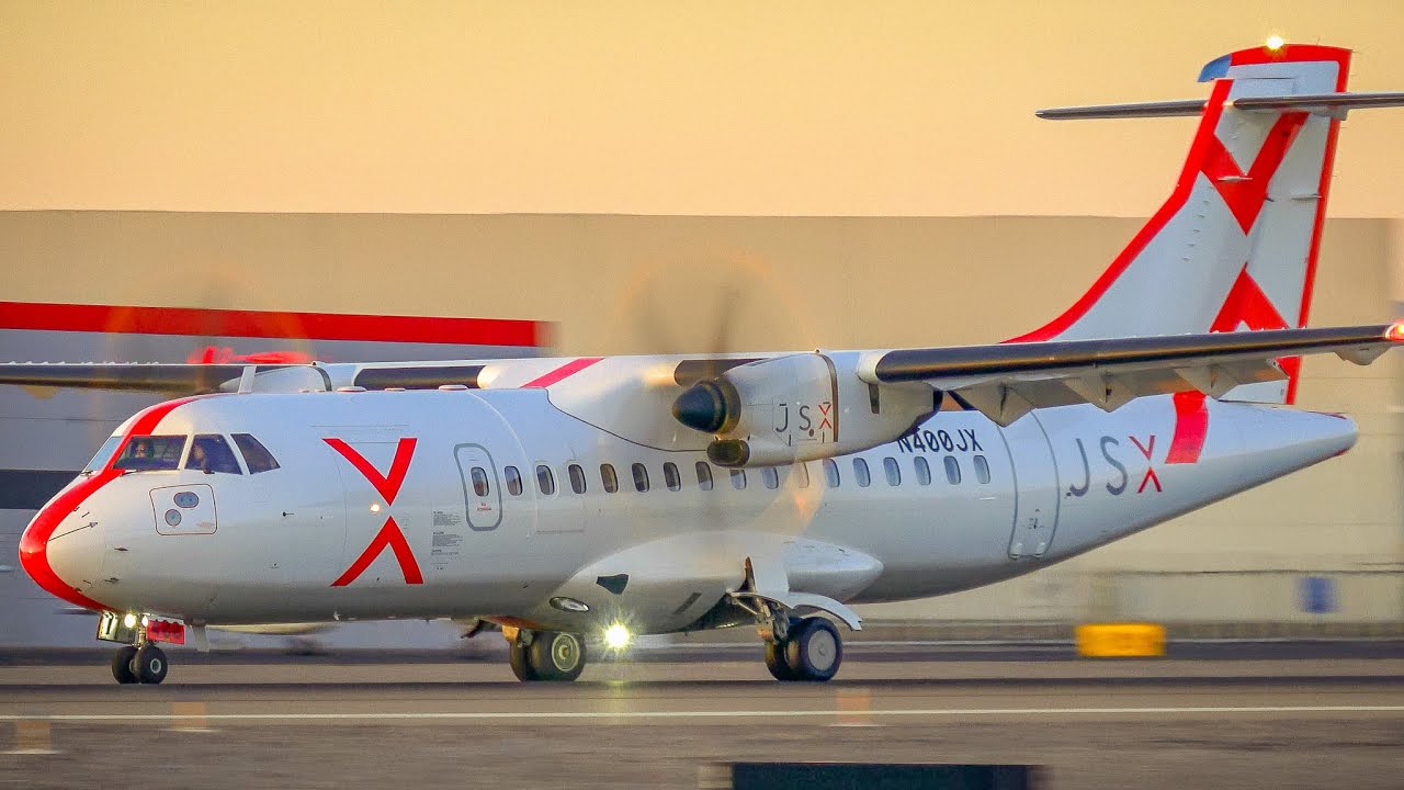 Scottsdale Airport Private Jet Plane Spotting - First JSX ATR 42!