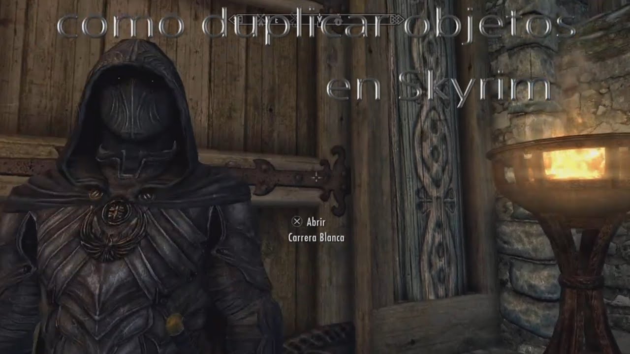 Como duplicar objetos en Skyrim