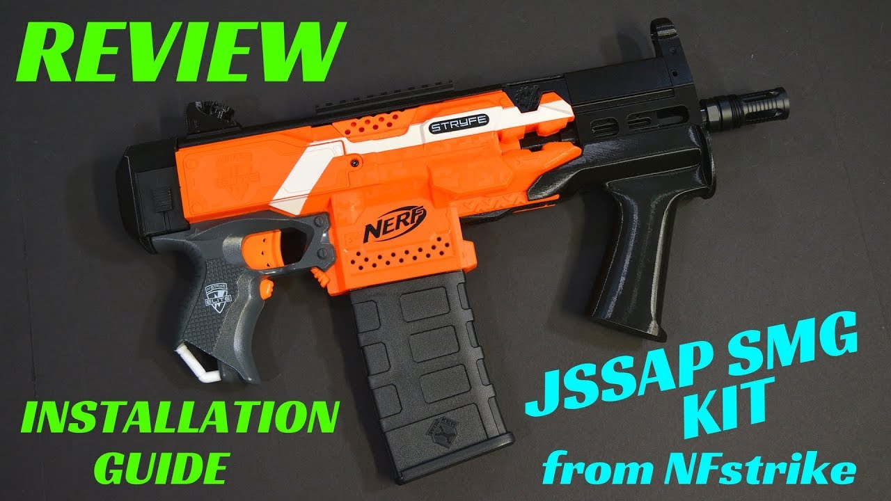 [Review] Worker F10555 JSSAP SMG Nerf Stryfe Kit with Installation Guide