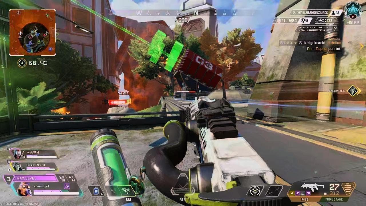 Apex Legends Ranked Gameplay 40 Kills and 10K demage enjoy 
