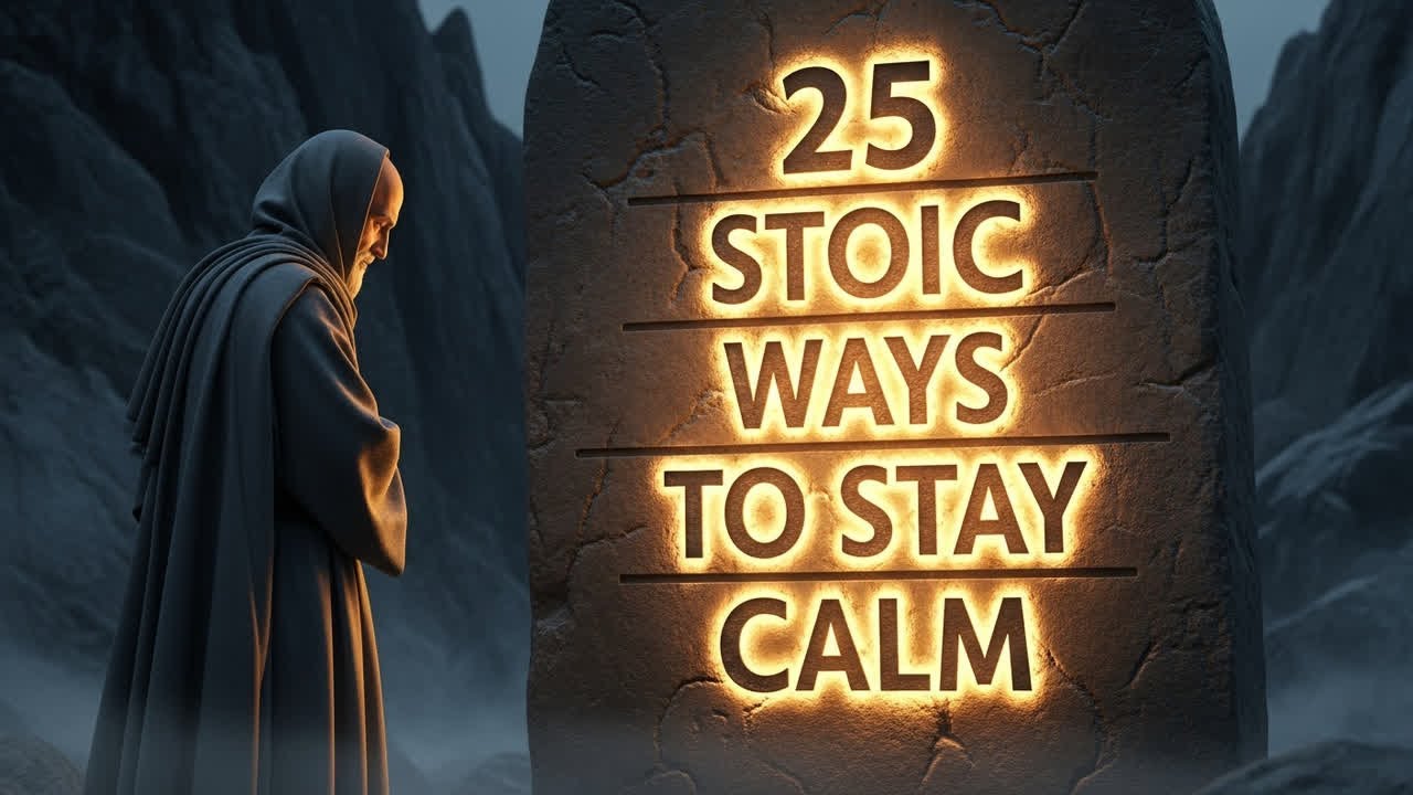 25 Stoic Practices for CALM Thinking When Daily Pressure Builds
