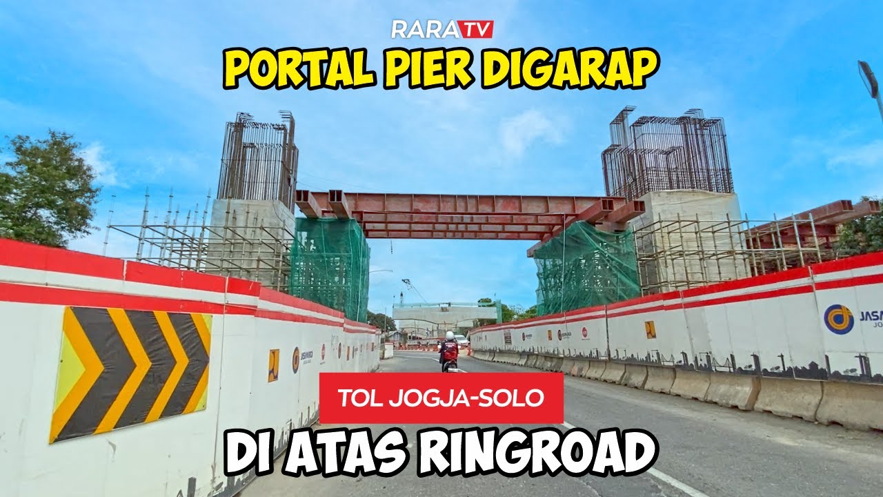 “BALOK BESI MELINTANG” DI RINGROAD UTARA, PERTANDA PORTAL PIER MULAI DIGARAP