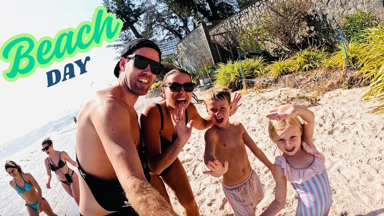 Familjen Bader - En dag på stranden VLOGG