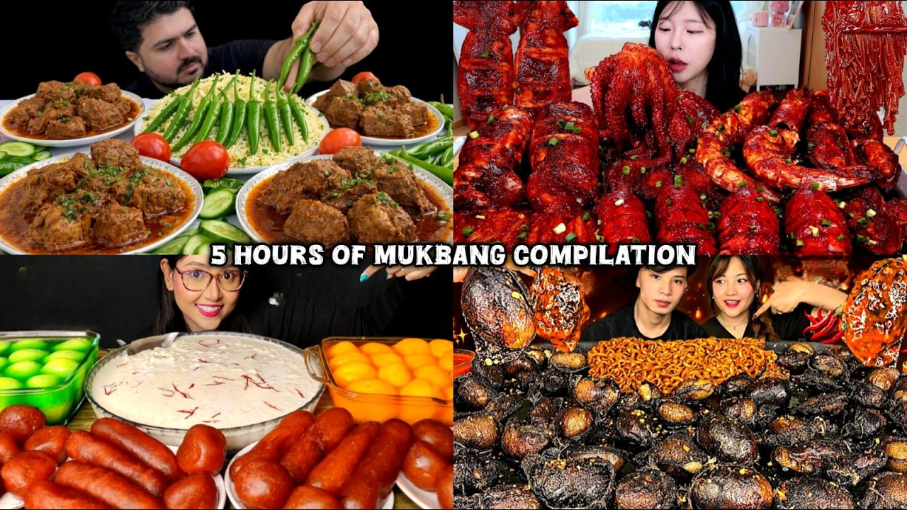 5 HOURS EXTREME ASMR MUKBANG 😱🔥 | BEST BIG BITES FOOD COMPILATION