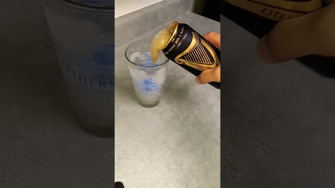 Guinness pour trick works.  perfect every time.  