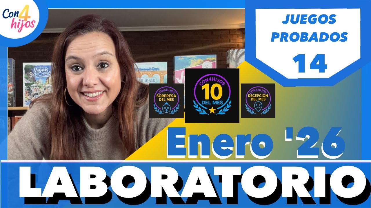 ☢️ Laboratorio Con4Hijos ☢️ [Los juegos probados - ENERO 2026 🎖️ EL “10” del mes de ENERO