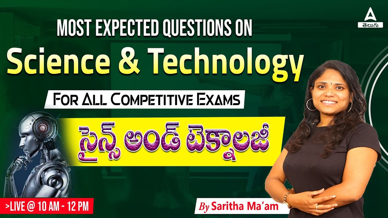 Top Science & Technology Questions for All Competitive Exams | TSPSC | APPSC | Adda247 Telugu