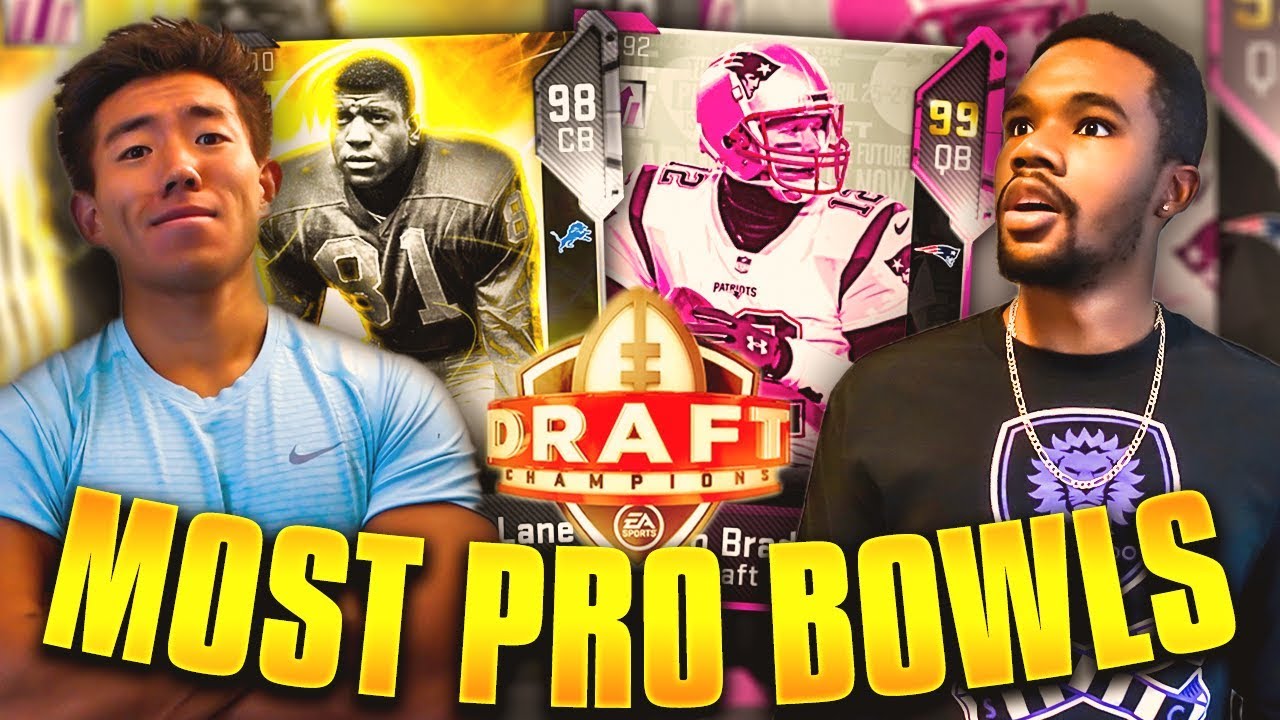 MOST PRO BOWLS DRAFT! INSANE GAME VS DRE DRIZZLE! Madden 19 Draft Champions