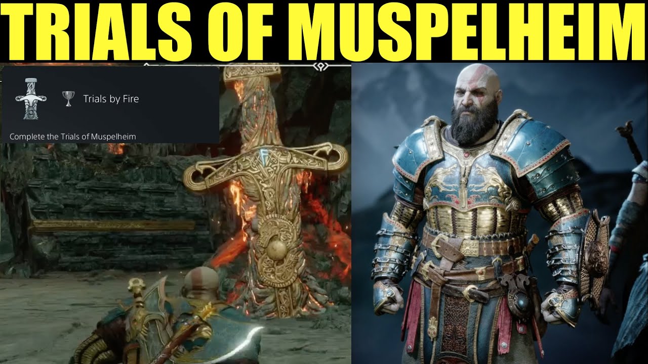 God of War | Пройдите испытания Муспельхейма | Руководство по трофеям «Испытание огнём» (испытани...