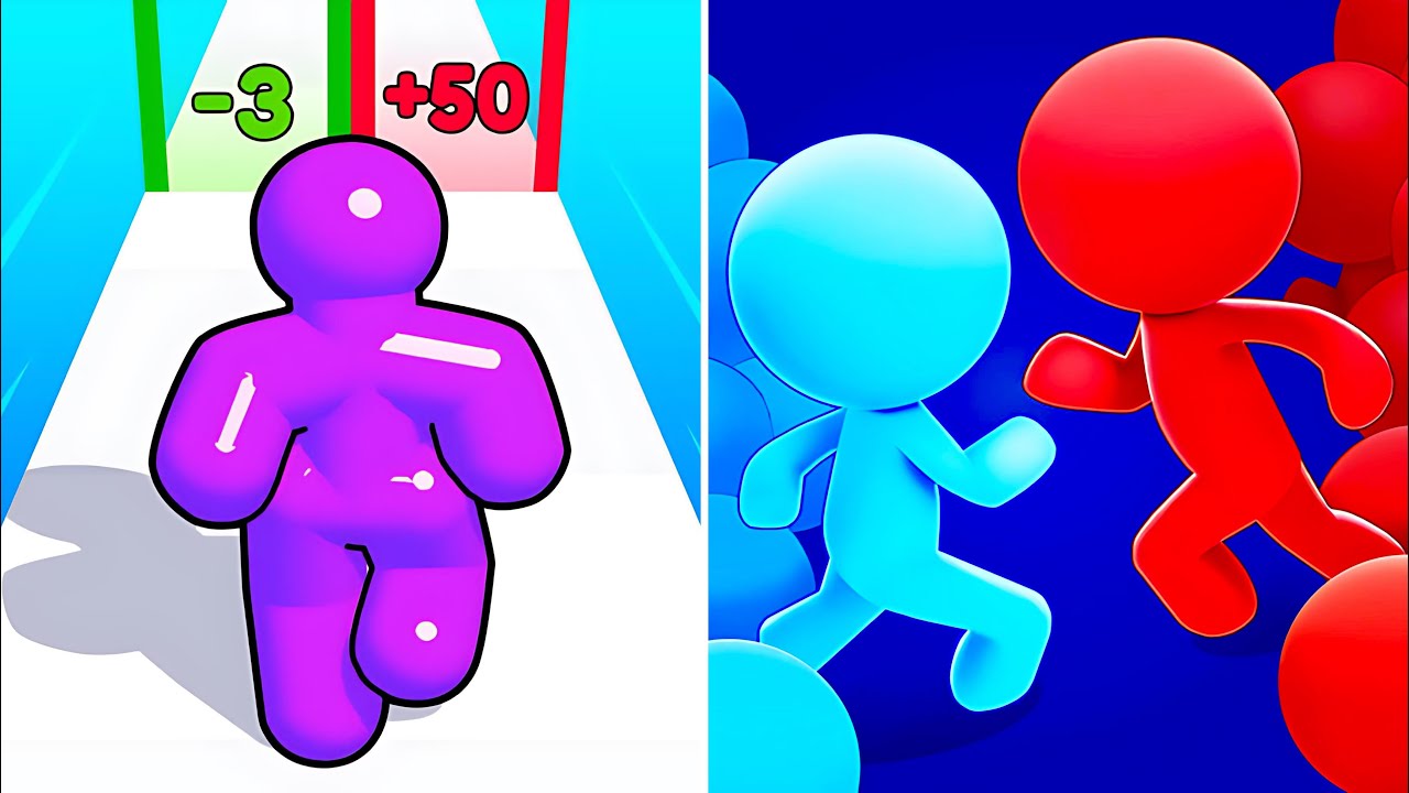Tall Man Run Vs CountStickman 3D🎃🍑🎃Walkthrough Max Levels New 99999 Gameplay BE11